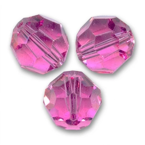 Perla redonda PureCrystal 5000 8 mm - Rosa x1