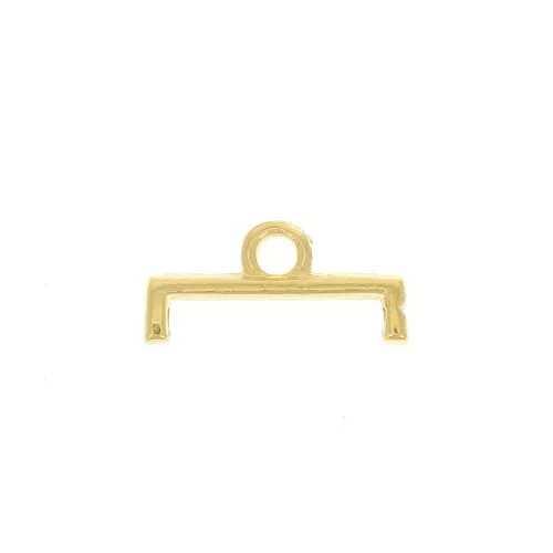 Cymbal -Terminal para tejido de cuentas Delica 11/0 12mm Topolia II Dorado oro finox1