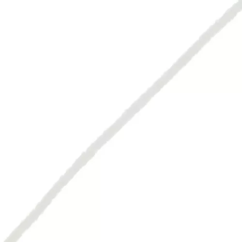 Cordón elástico súper suave de 2,5 mm - Blanco x1m