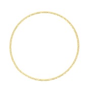Anilla montaje tejido redondo diamantado 29 mm de Plata 925 Dorado con oro fino x1|raw }}