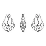 Gota Barroca PureCrystal 16x11 mm Ruby x1