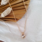 Colgante diamantado 10x8mm para cabuchón 6 mm de Plata 925 x 1