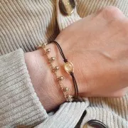 Entrepieza diamantada 14x10mm para cabuchón 6 mm de Plata 925 x1