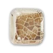 Pasante de cerámica 17x15 mm Caramel Cappuccino x1