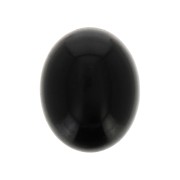 Cabuchón ovalado 10x8 mm Onyx noir x1|raw }}