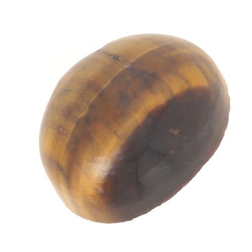 Cabuchón ovalado 10x8 mm Ojo de tigre x1