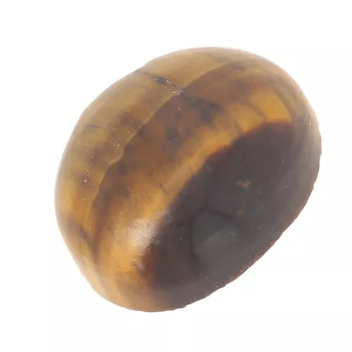 Cabuchón ovalado 10x8 mm Ojo de tigre x1