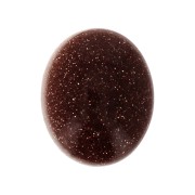 Cabuchón ovalado 10x8 mm Gold Stone - Imitación Piedra de sol x1|raw }}