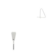 Enganche colgante 8.6 mm con varilla de Plata 925 x1|raw }}