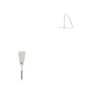 Enganche colgante 8.6 mm con varilla de Plata 925 x1