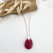 Enganche colgante 8.6 mm con varilla de Plata 925 x1