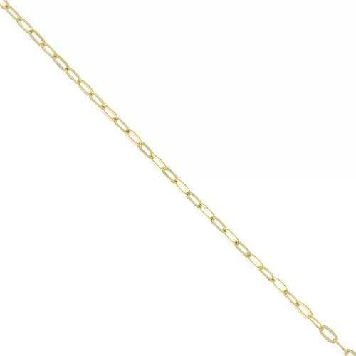 Cadena eslabón fanstasía 2.2 mm - Chapado de Oro 3 micras x50cm