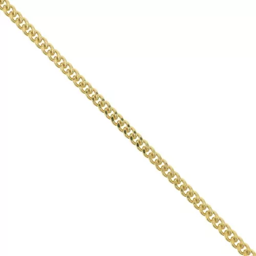 Cadena eslabón fanstasía Gourmette 3.55 - Chapado de Oro 3 micras x20cm