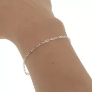 Cadena eslabón fanstasía 2.7 mm Argent 925 x50cm