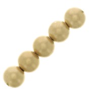Cuentas redondas 4 mm - Gold filled satinado x10|raw }}