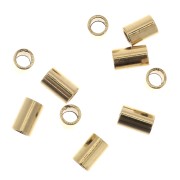 Tubos Chafas 3x2 mm de Gold filled x50|raw }}