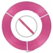 Hilo de Aluminio plano 3 mm Fuschia x10 m