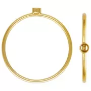 Anillo fino engaste para cabuchón 1088 2.2 mm - Talla 54 - Gold filled x1