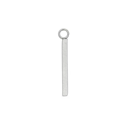 colgantes baras vertical 15x1.5 mm con anilla abierta - Acero inoxidable 304L x6