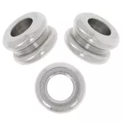 Cuenta de agujero grande 5x7 mm - acero inoxidable 304 x1