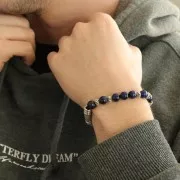 Cuenta de agujero grande 5x7 mm - acero inoxidable 304 x1