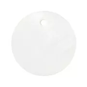 Dijes redondos 10 mm de nácar - Natural x10