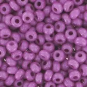 Cuentas de Rocalla Preciosa 11/0 de 2 mm - Violeta opaco x 20 g