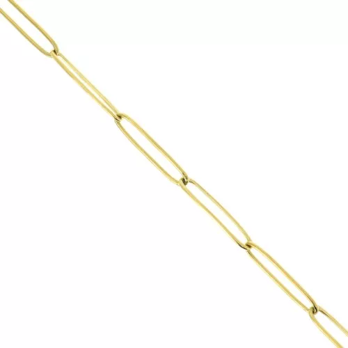 Cadena malla Rectangular 4 mm de Acero inoxidable Dorado 304 x50cm