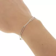 Cadena malla Rectangular 4 mm de Acero inoxidable 316L x1m