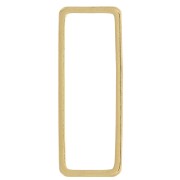 Anilla para montaje y tejido rectangular 24x9 mm - Dorado x1|raw }}