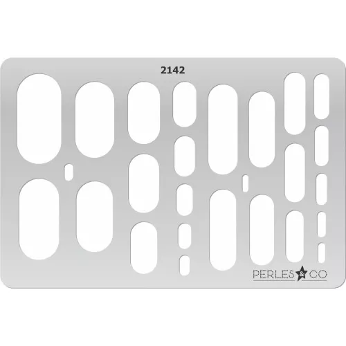 Placa rígida para arcilla polimérica 152x100mm Rectangulares arrondi x1