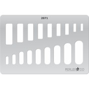 Placa rígida para arcilla polimérica 152x100mm estampados Rectangulares x1