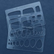 Placa rígida para arcilla polimérica 152x100mm estampados Gotas