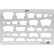 Placa rígida para arcilla polimérica 152x100mm estampados Minis arcs