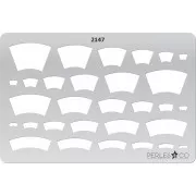 Placa rígida para arcilla polimérica 152x100mm estampados Minis arcs