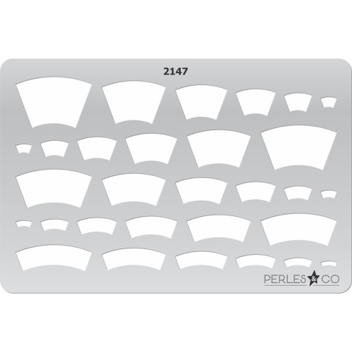 Placa rígida para arcilla polimérica 152x100mm estampados Minis arcs