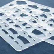 Placa rígida para arcilla polimérica 152x100mm estampados Minis arcs