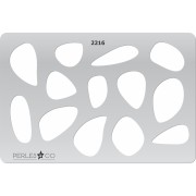 Placa rígida para arcilla polimérica 152x100mm estampados Gotas design|raw }}