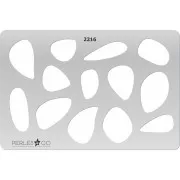 Placa rígida para arcilla polimérica 152x100mm estampados Gotas design