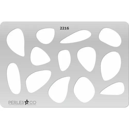Placa rígida para arcilla polimérica 152x100mm estampados Gotas design