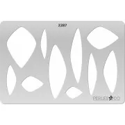 Placa rígida para arcilla polimérica 152x100mm estampados Géométriques -