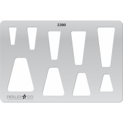 Placa rígida para arcilla polimérica 152x100mm estampados Trapèzes|raw }}