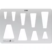 Placa rígida para arcilla polimérica 152x100mm estampados Trapèzes