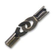 Cierre terminal manilla cordones 3 mm bronce x1|raw }}