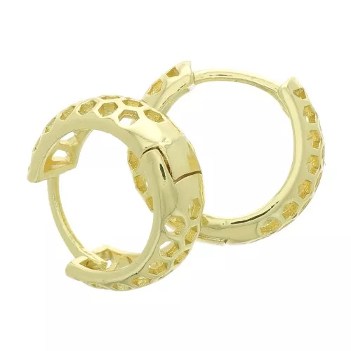 Ganchos aros pendientes 16 mm - Dorado x2