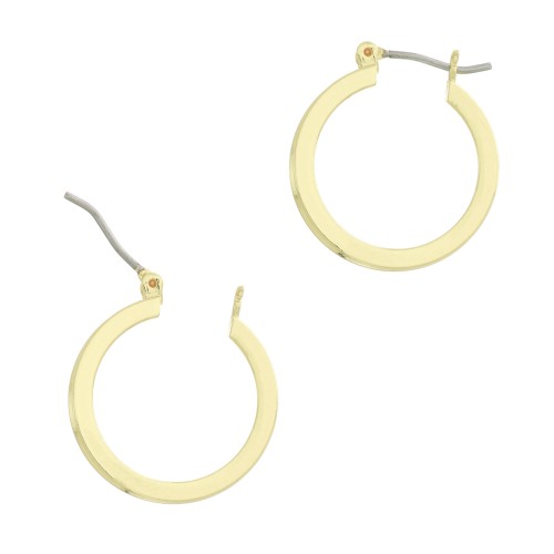 Ganchos aros pendientes a decorar - 20 mm - Dorado x2
