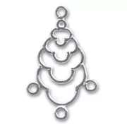 Separador 3 hilos Plata 925 27x17 mm x1