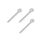 Bastón cabeza de anilla Plata 925 13x0.7 mm x20|raw }}