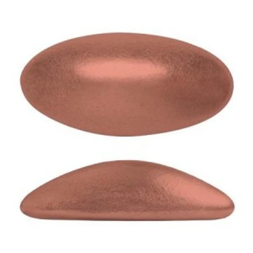 Athos 3D par Puca® cabuchón ovalado de cristal 20x10 mm - Light Copper Mat x1