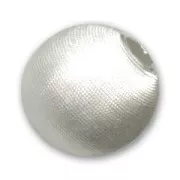 Bolas ligeras satinadas 8 mm Plata 925 x5